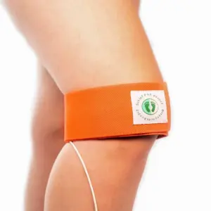 Earthing strap for knees, legs, arms, 30-55 cm