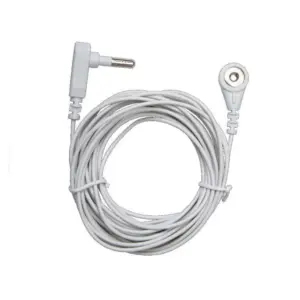Earthing cable with push button (length approx. 4.6 m)